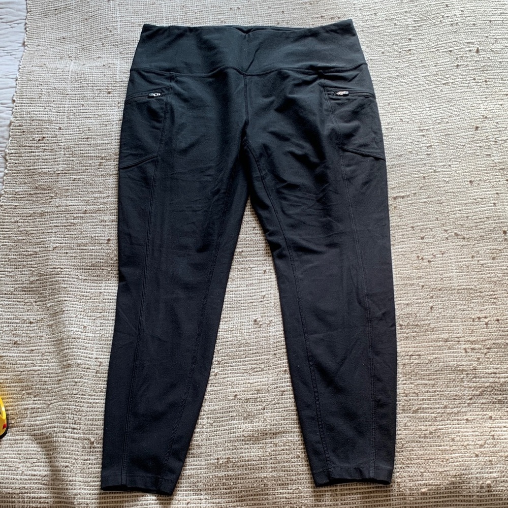 Eddie Bauer Black Hiking Leggings